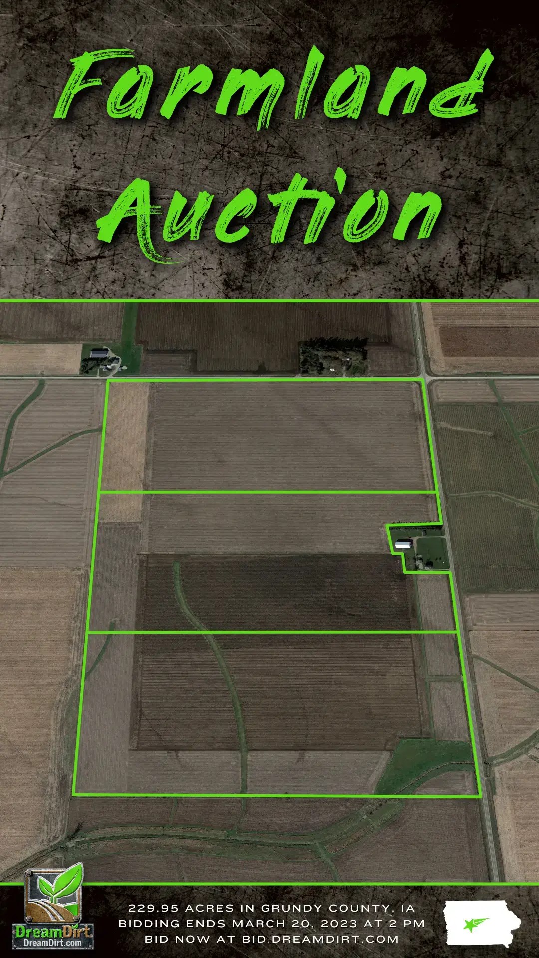 Farmland For Sale in Grundy County, Iowa 229.95 Acres