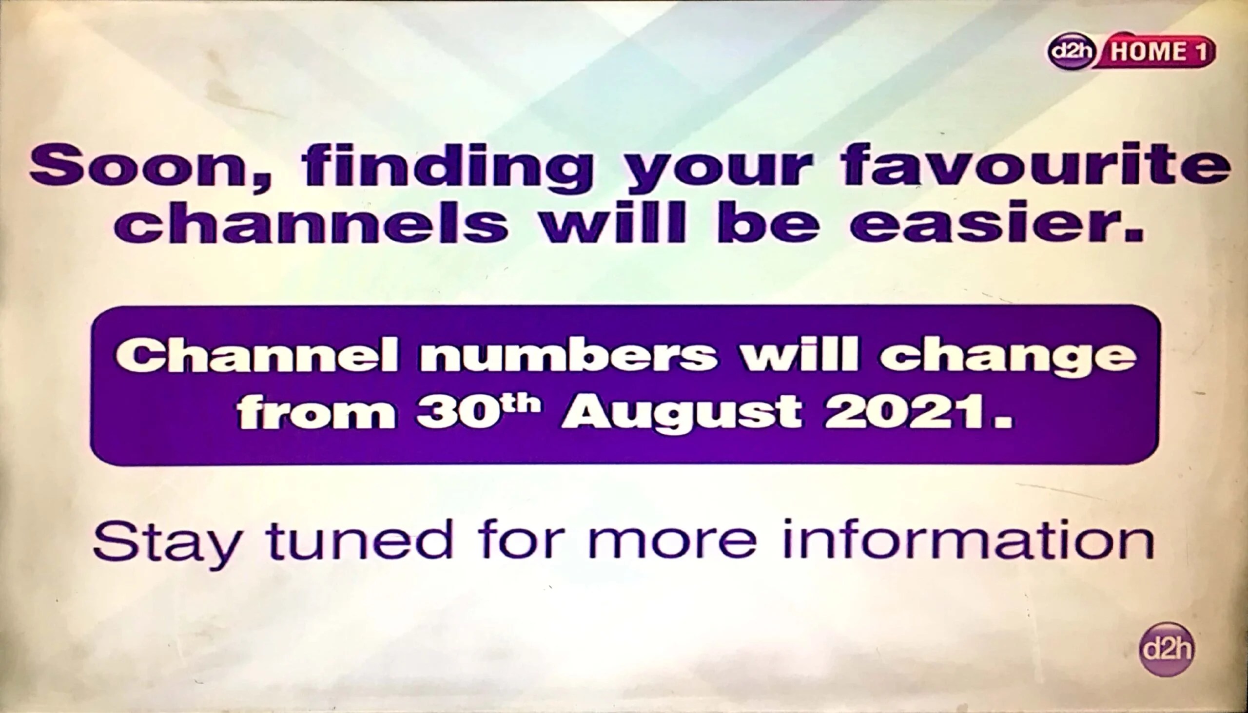 d2h and Dish TV ST2 releases list of new channel numbers effective