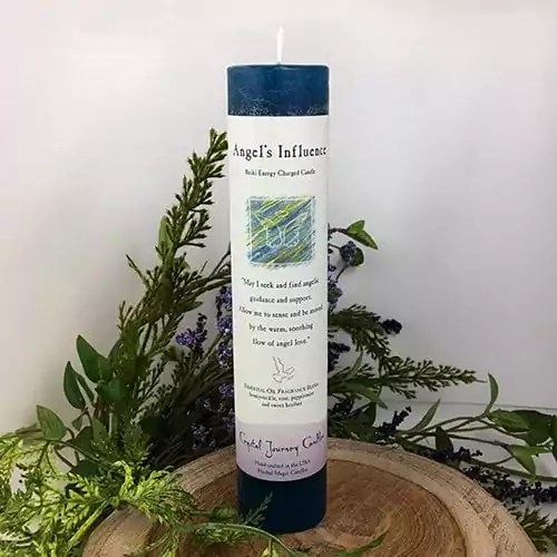 Angel's Influence Reiki Candle at the Dreaming Goddess