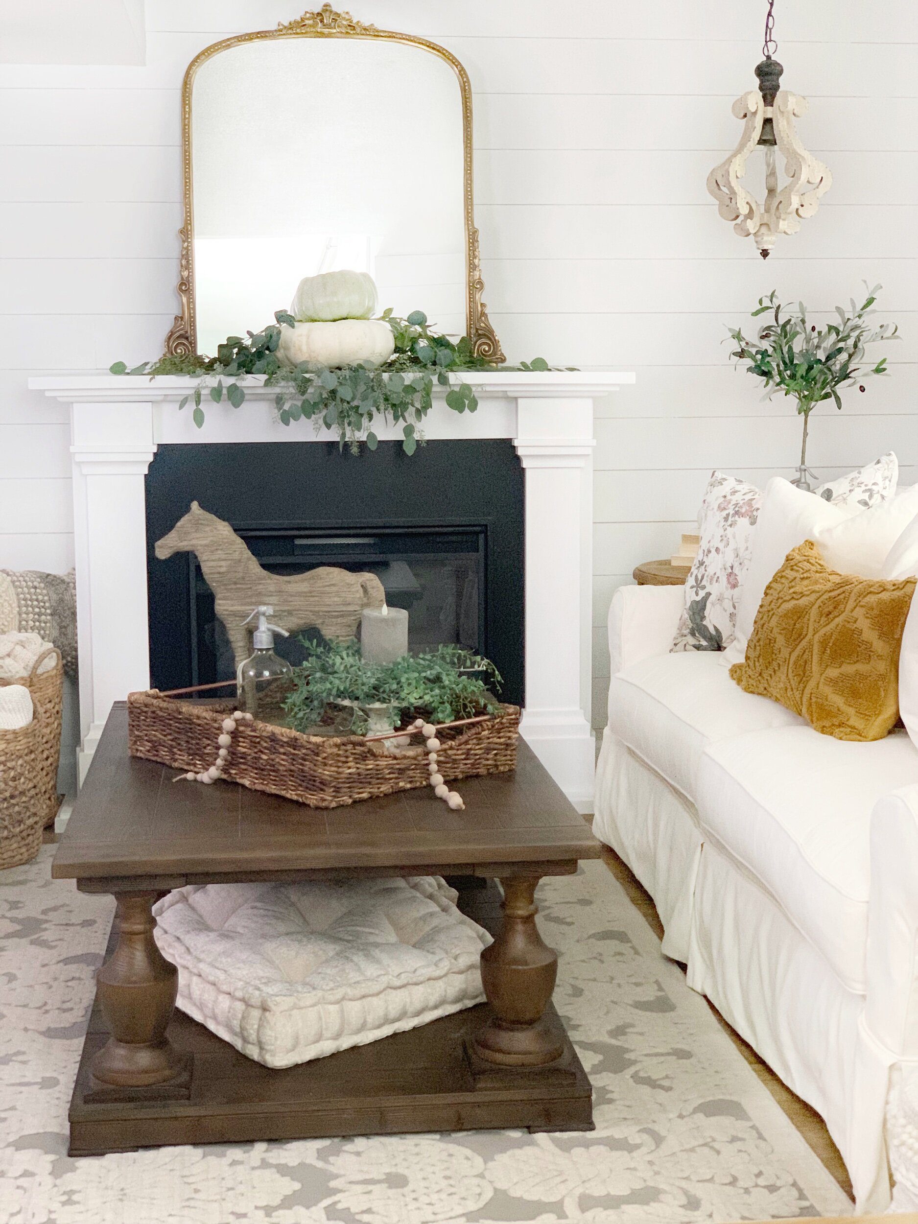Simple Fall Living Room Decor Dreaming of Homemaking