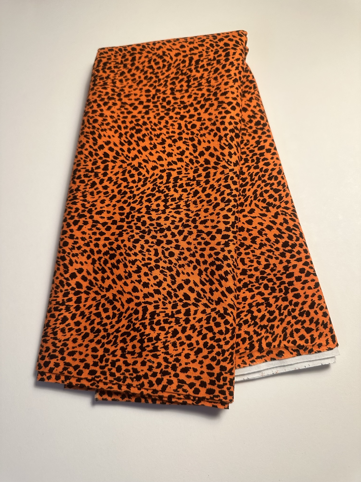 Orange Animal Print Dream It Quilt it