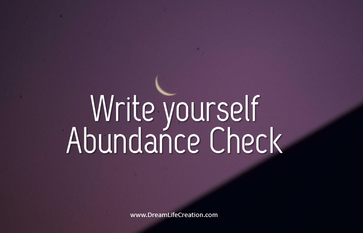 Write Yourself a Magic Check (New Moon Ritual)