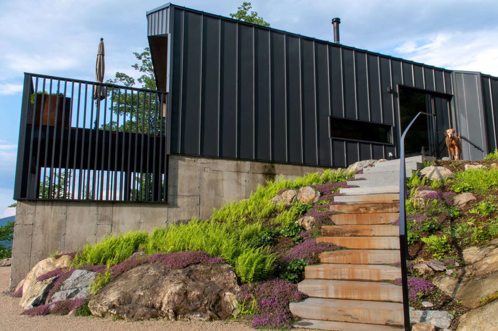 An Amazing Airbnb Bolton Est Cantilevered House in Eastern Townships