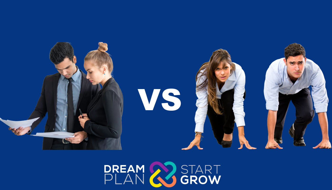 Collaboration vs Competition Dream Plan Start Grow