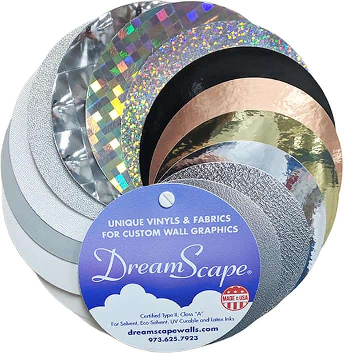 DreamScape Digital Wallcoverings Unique Vinyls, Fabrics and Materials