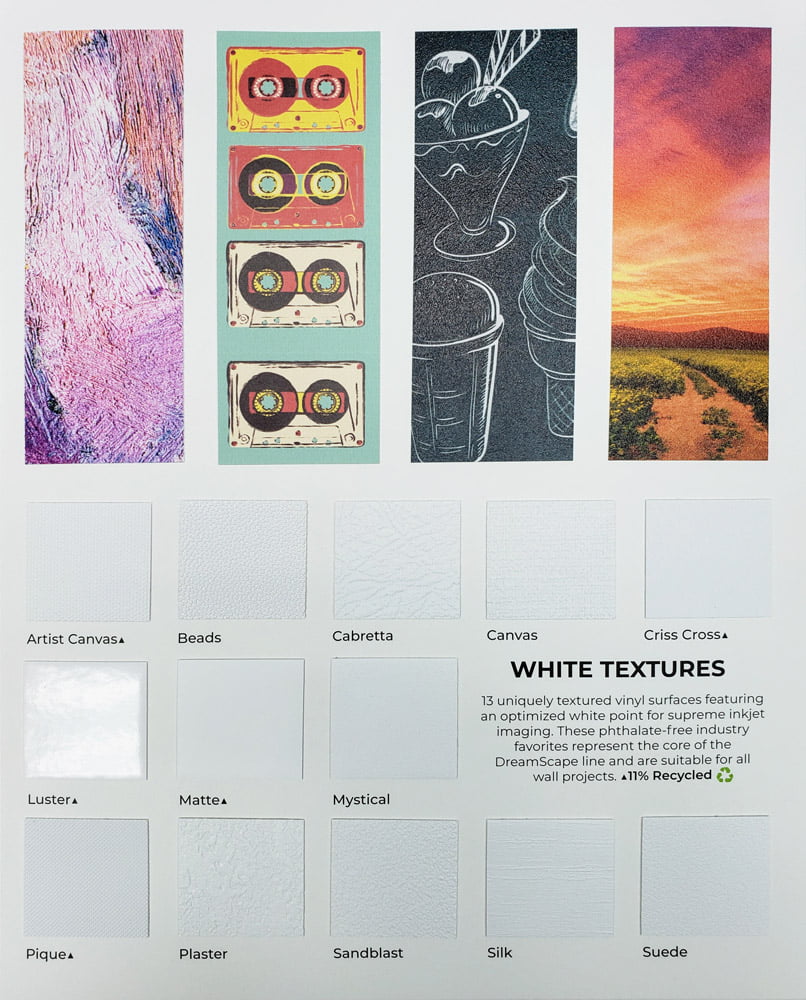 Samples Brochure for Digital Wallcoverings DreamScape Digital