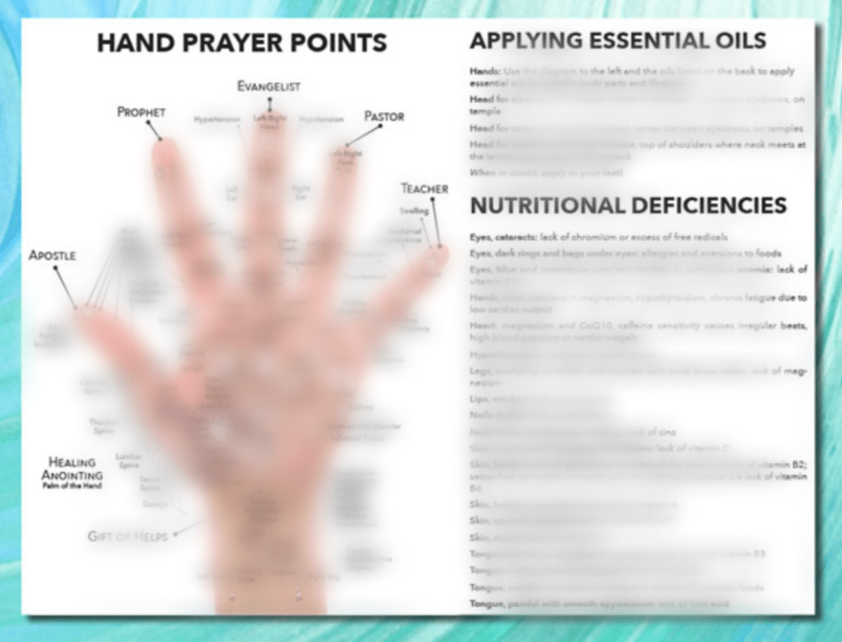 Healing Hands Chart - DreamsDecoder - Dr. Barbie Breathitt