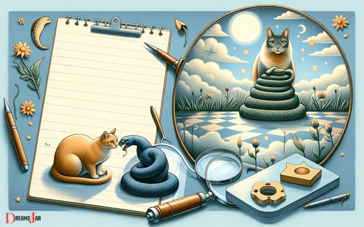 Cat Eating Snake Dream Meaning Fears!