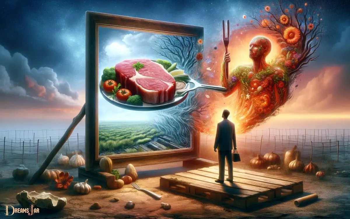 Spiritual Meaning Of Eating Cooked Meat In Dream Explained!