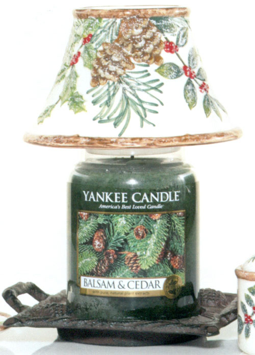 Yankee Candle Accessories, Holly Ceramic Greenery Collection