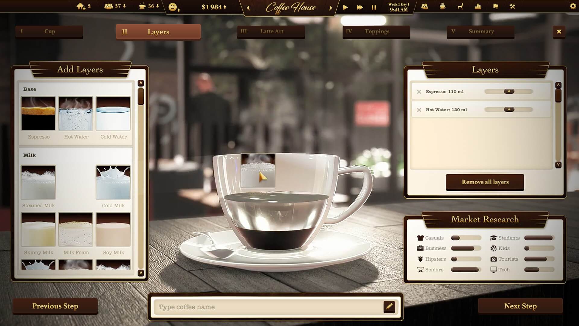 Espresso Tycoon PC Game Build a Successful Coffee Business