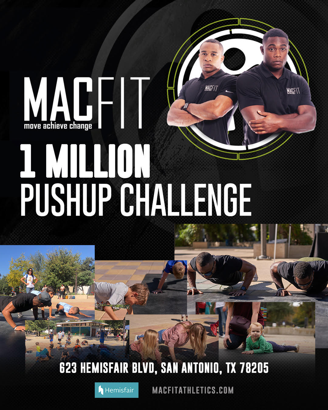 Community Events San Antonio January 2023 1 Million PushUp Challenge » DreamWeek San Antonio