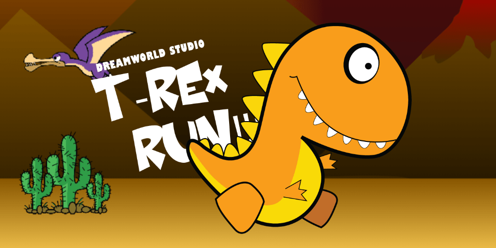 TRex Run Game (Animation) Dream World Robotics