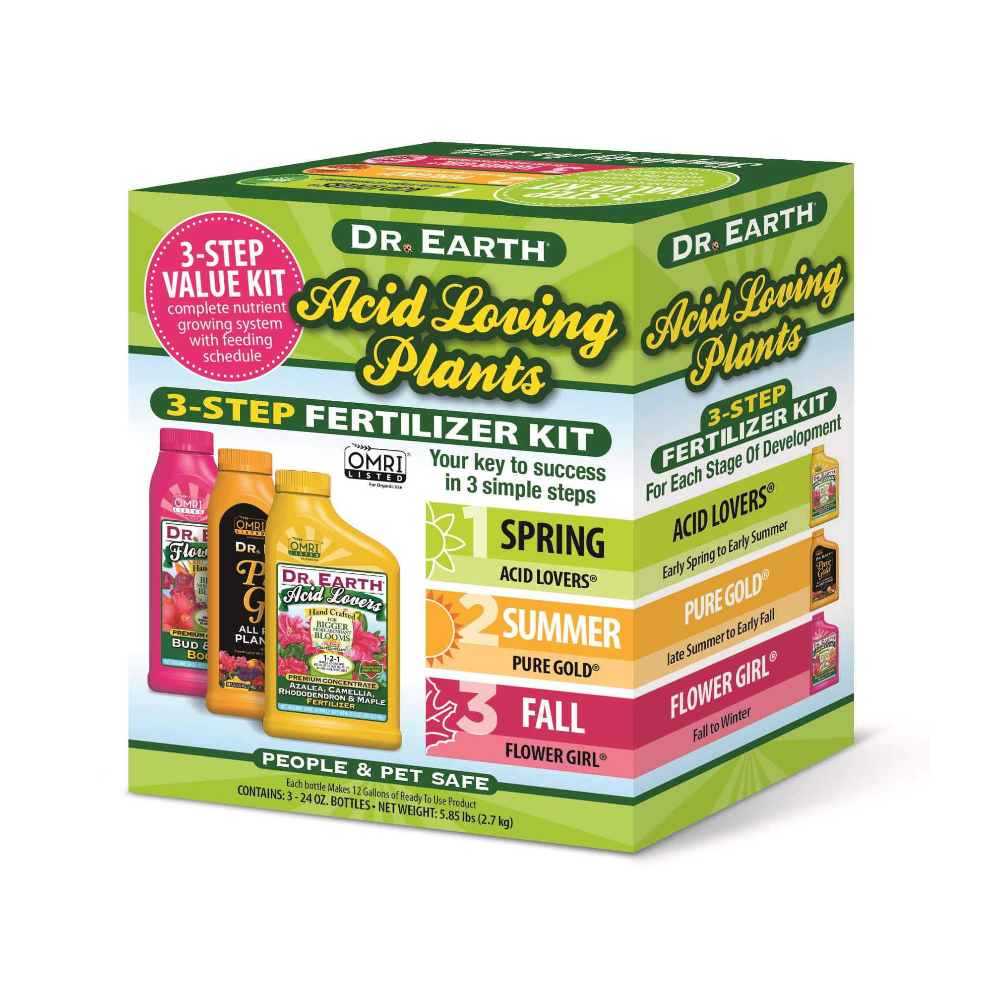 Acid Loving Plants 3Step Fertilizer Kit Dr Earth