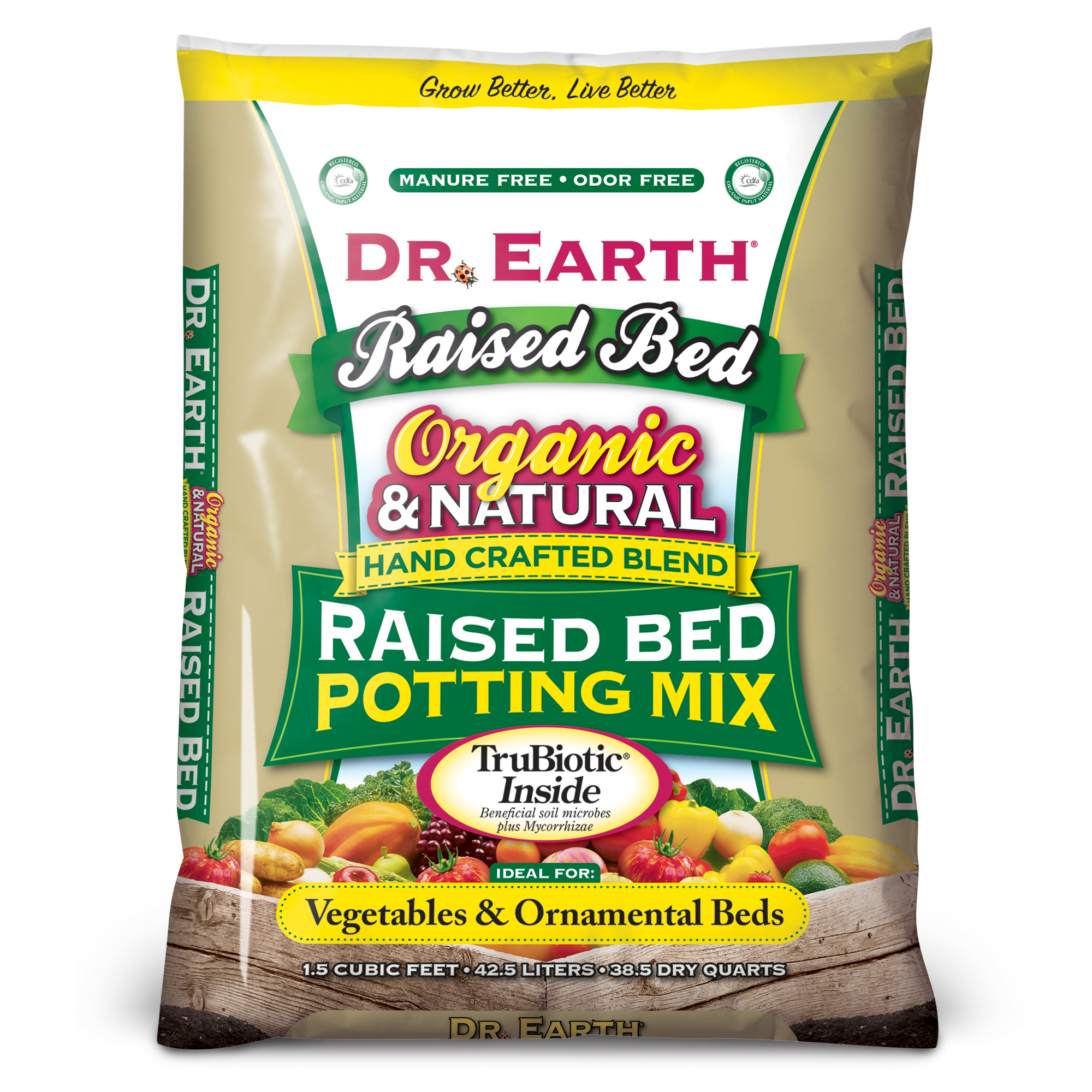 Organic & Natural Raised Bed Potting Mix Dr Earth