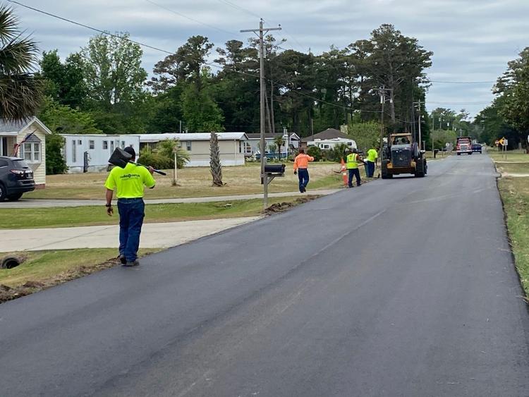 Crews complete repairs to Cape Carteret streets damaged during dredging
