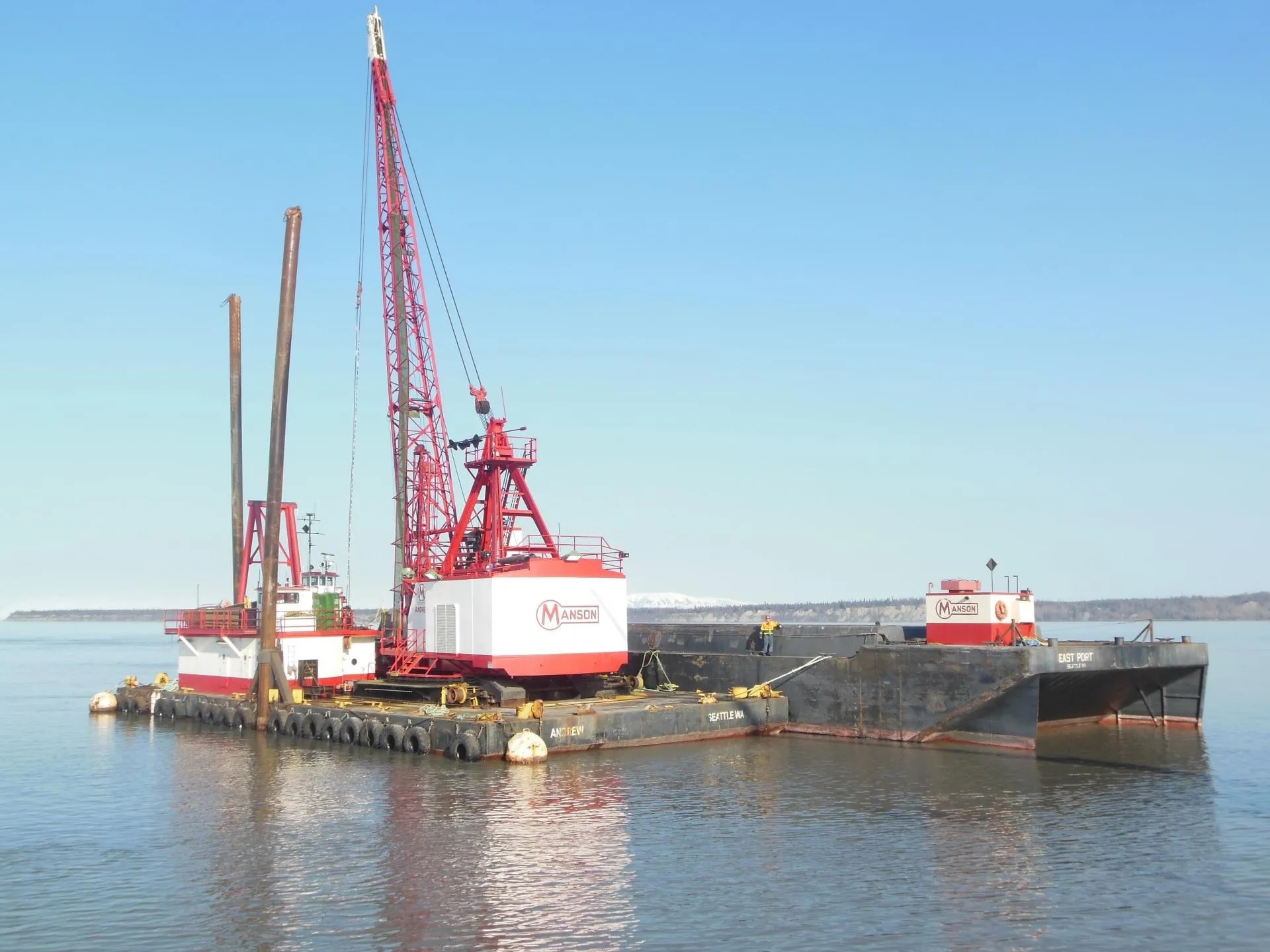 Manson Construction Co., awarded 33 million maintenance dredging