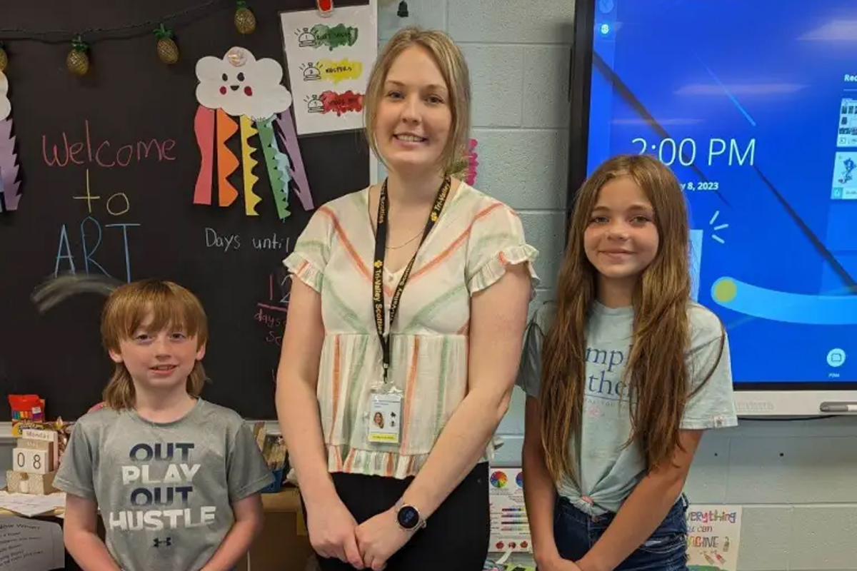 Two TriValley Elementary Students Received The AvantGarde Award For