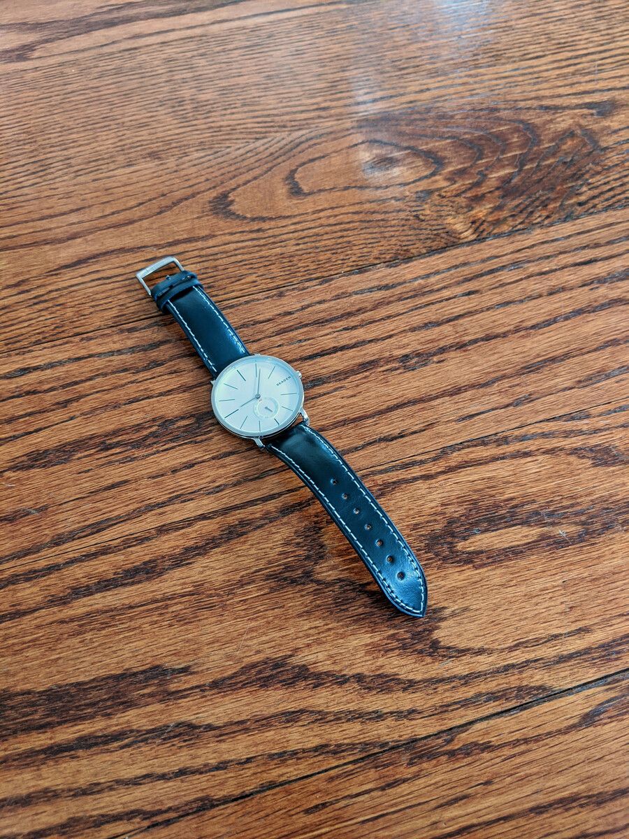Initial Impressions, Collected Delugs Watch Strap, Asket Tee Shirt