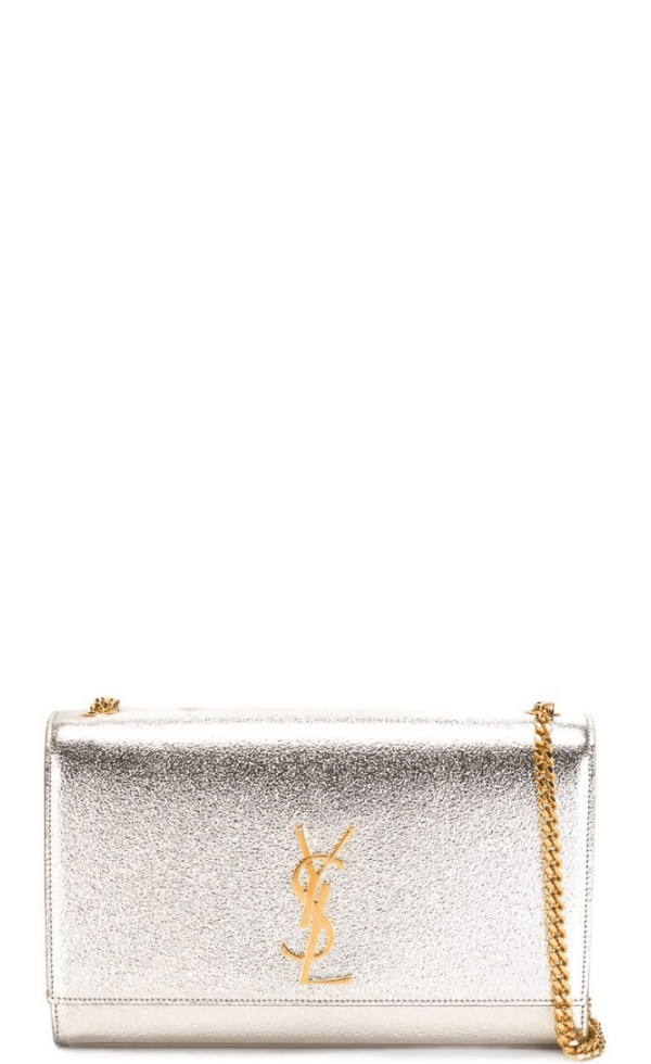 Saint Laurent Kate Bag Silver/Gold Dressed Up