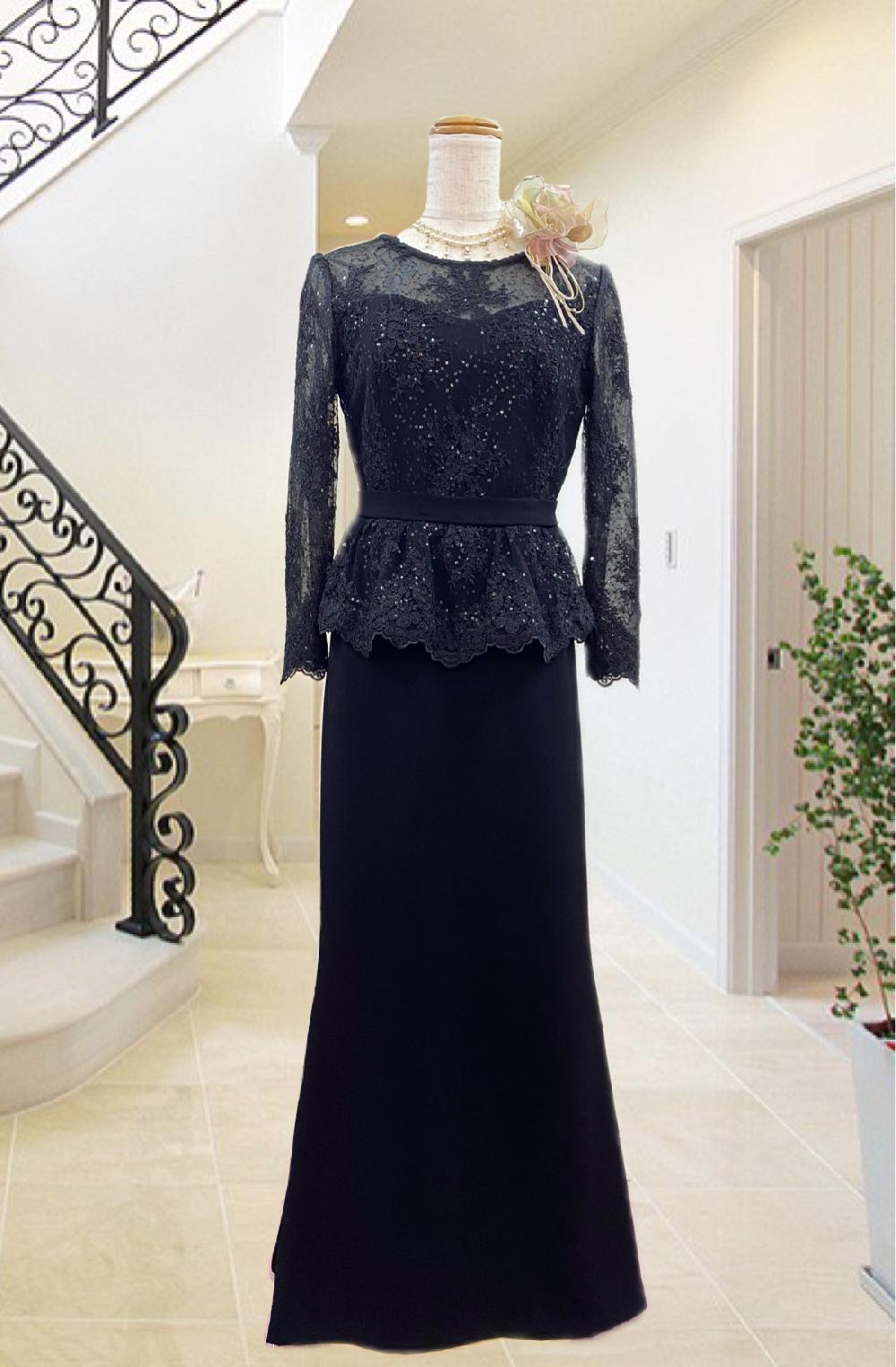 クレアローズ オリジナルマザーズドレス【ヴェロニカグレイス】ワンピース型に見えるセパレートタイプ。機能性、着心地、品格を兼ね備えた結婚式お母様