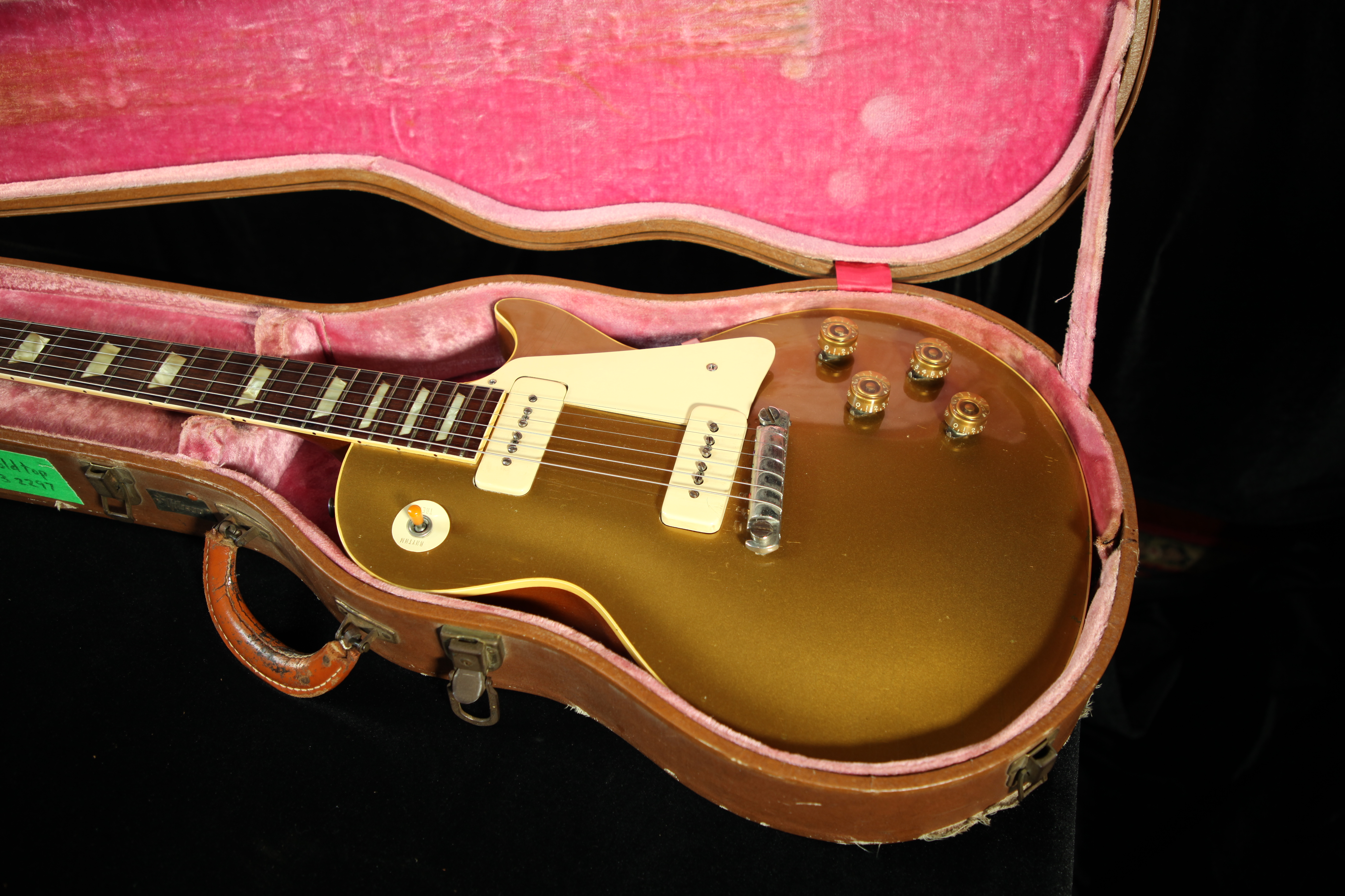 Drew Berlin's Vintage Guitars 1953 Gibson Les Paul Gold Top SN 3 2297 (SOLD)