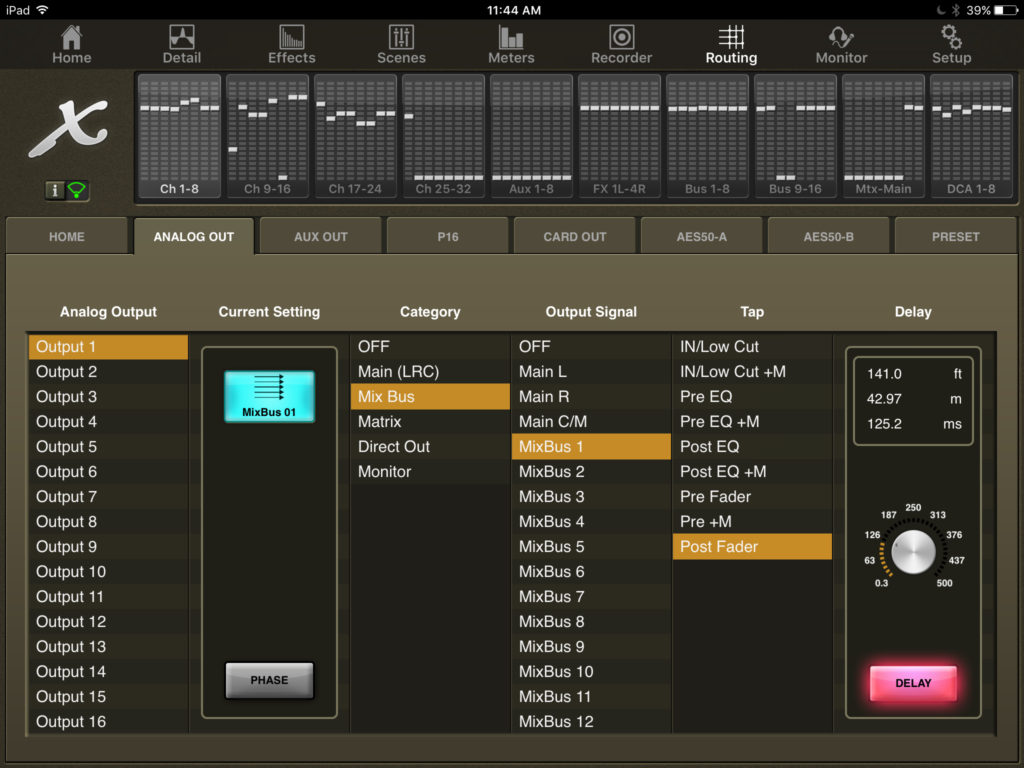 X32Mix App Tutorial Routing Tab dBB Audio Drew Brashler