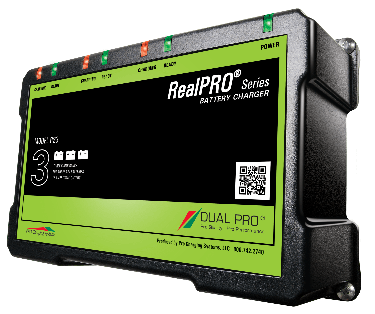 Dual Pro RealPro Series Lithium Compatible Charger Drewcraft LLC