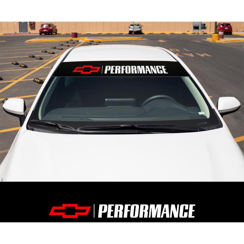 Chevy Performance Windshield Banner Sun Strip