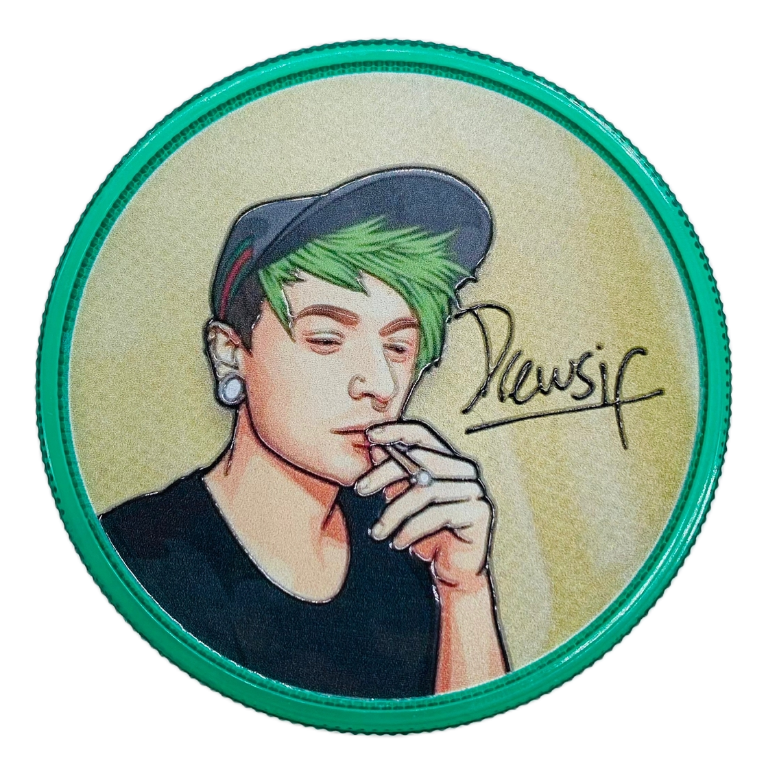 Drews Premium Green Custom Plastic Grinder Drews Premium