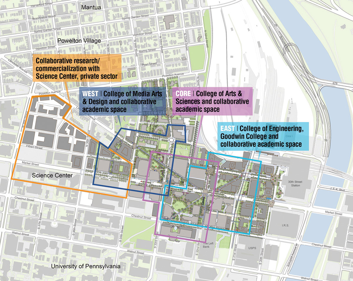 Drexel University Campus Map