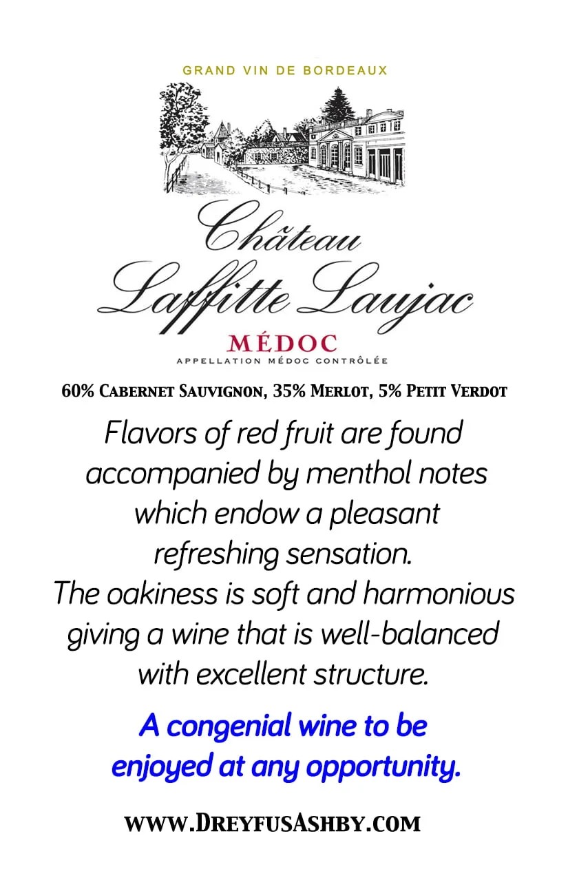 CHATEAU LAFFITTE LAUJAC Dreyfus, Ashby & Co.