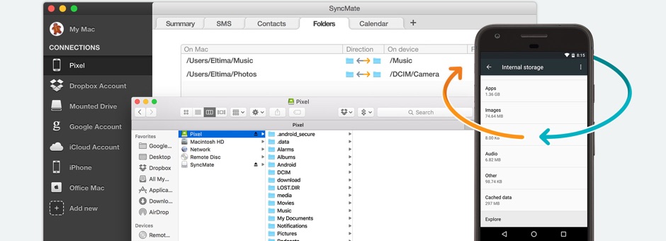 Top 5 Alternatives to Android File Transfer for Mac dr.fone