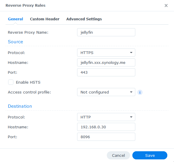 Jellyfin in Docker on a Synology NAS (Hardware Transcoding)