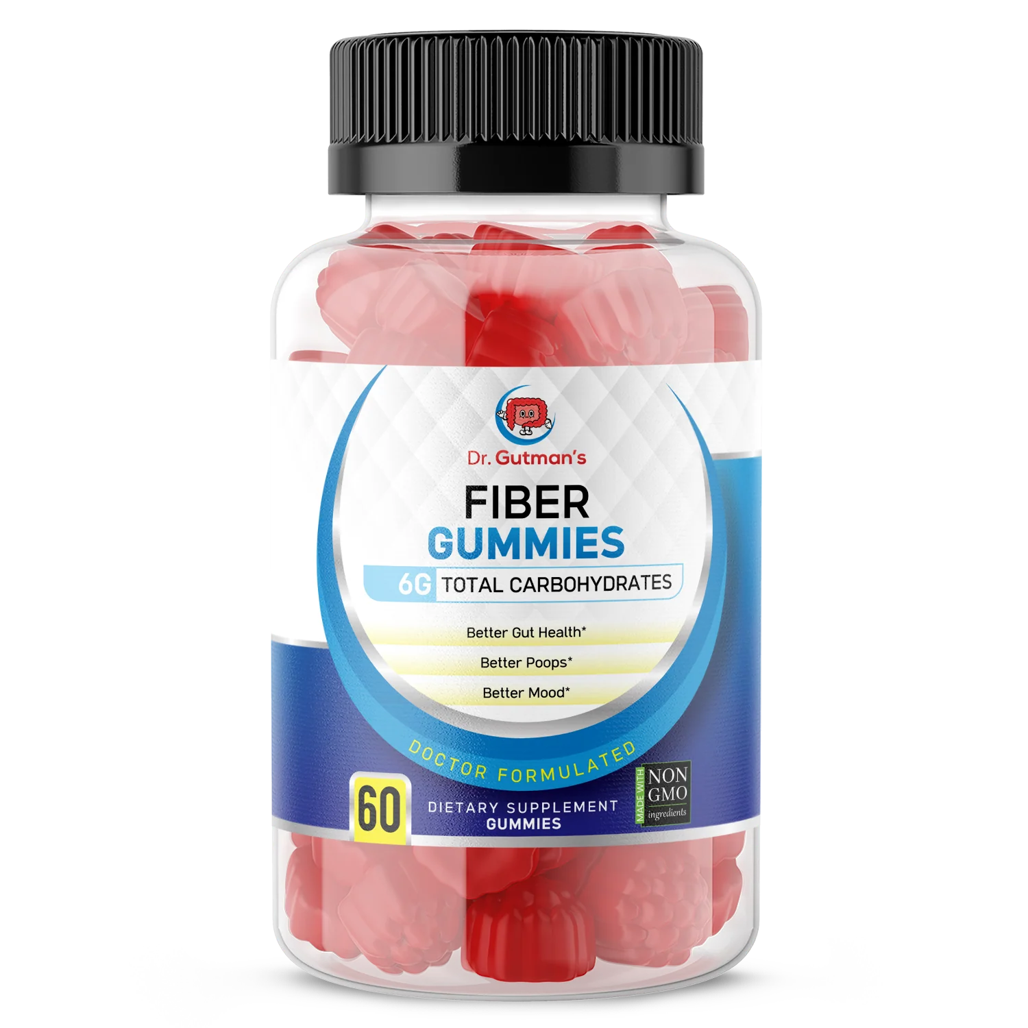 Dr. Gutman's® Vegan Fiber Gummies The Best Fiber Gummies for Adults