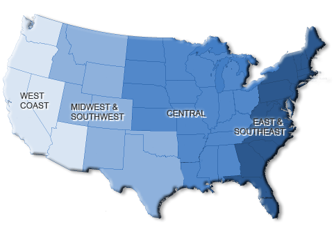Find An Agent: West Coast United States | Dri-Air Industries, Inc