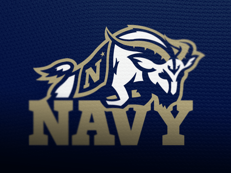 Navy Midshipmen logo redesign Updated with blue background Page 2