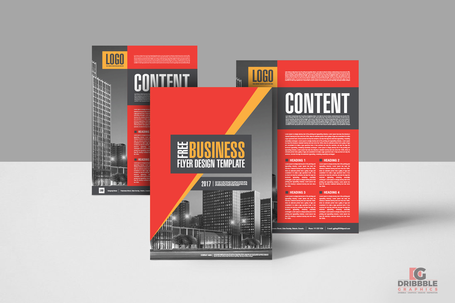 Free Creative Business Flyer Design Template Dribbble