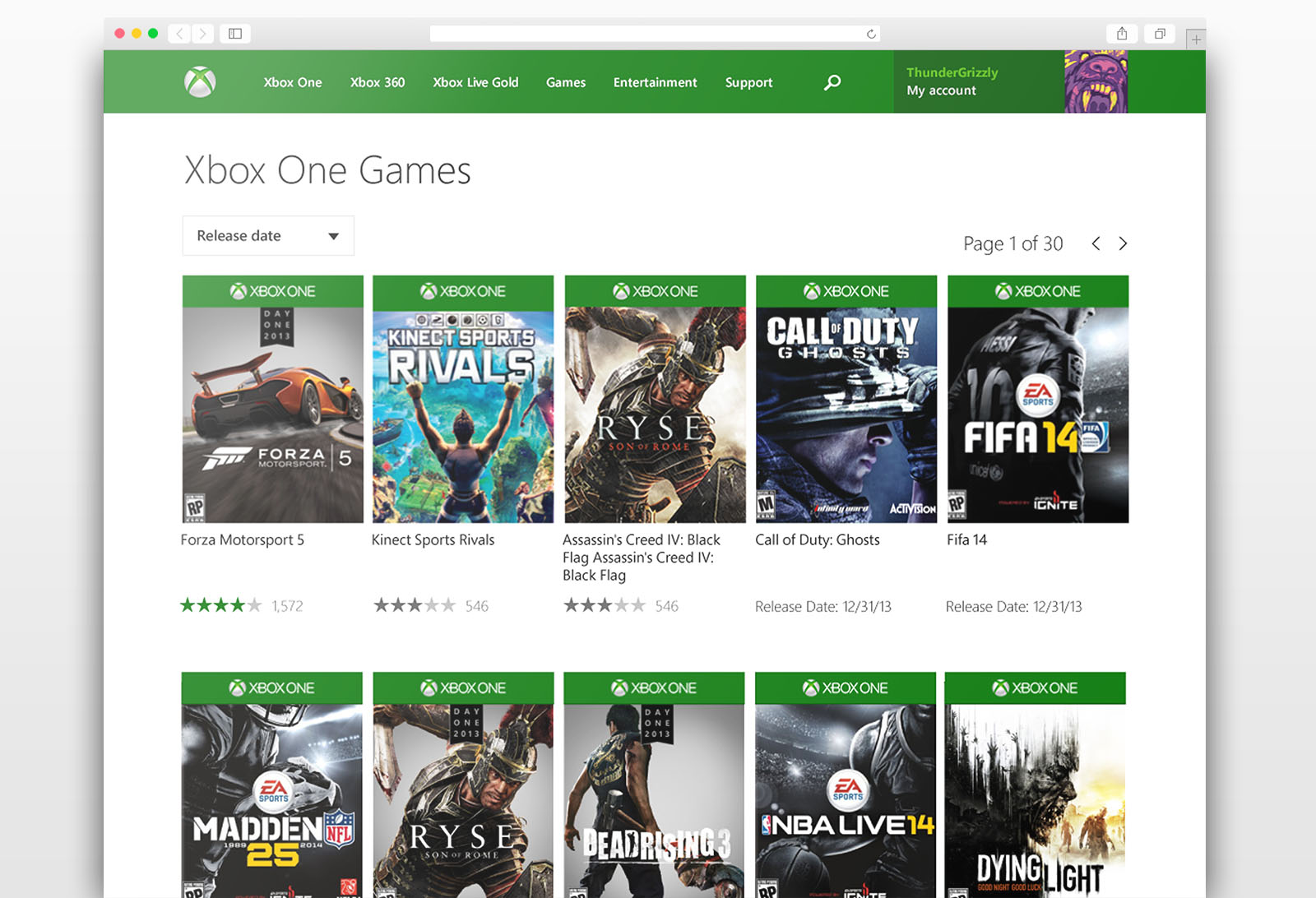 Xbox website Josh Campbell UI/UX Designer Portfolio Seattle