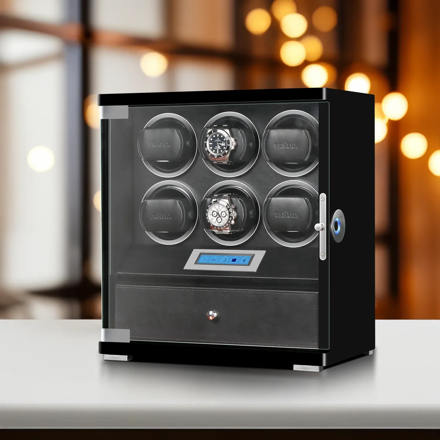 6 Watch Winders Box for automatic watch best watch winders Driklux