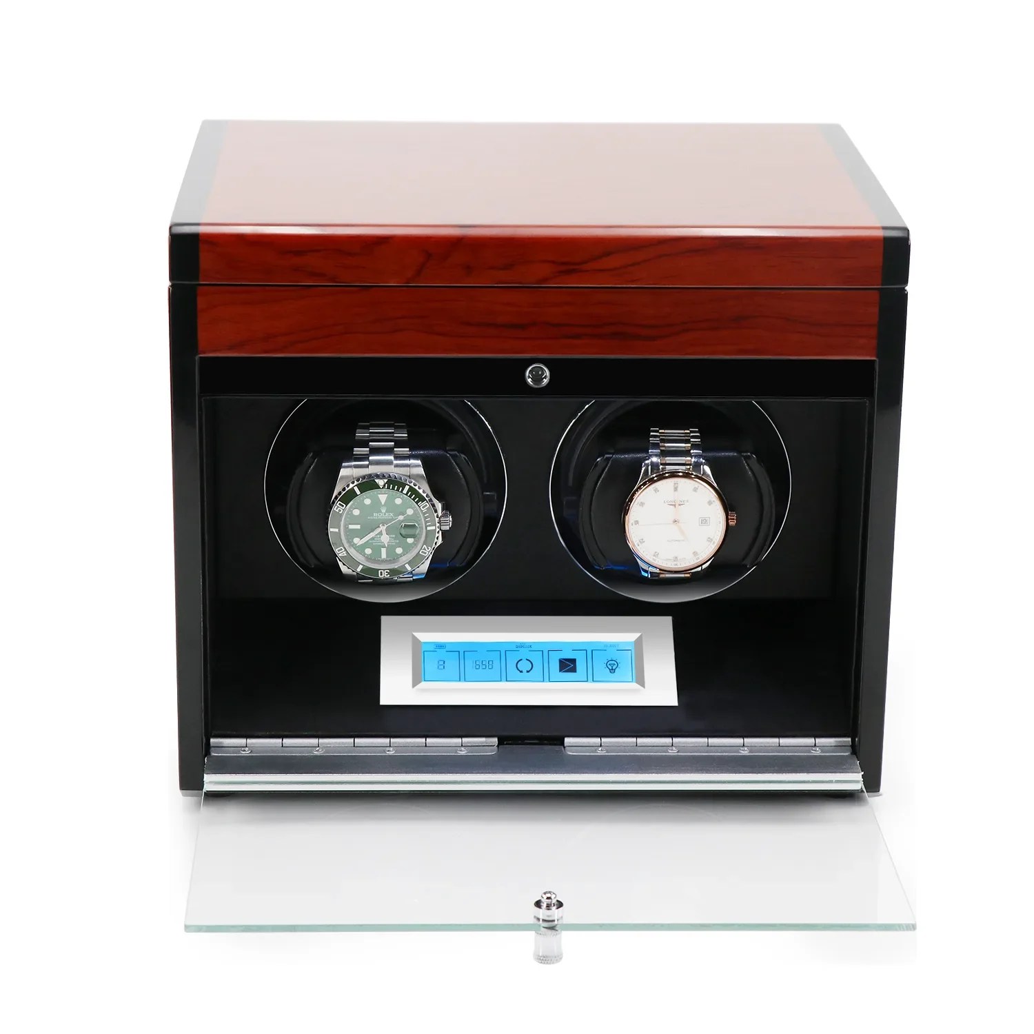 Double watch winders for automatic watches automatic watch winder