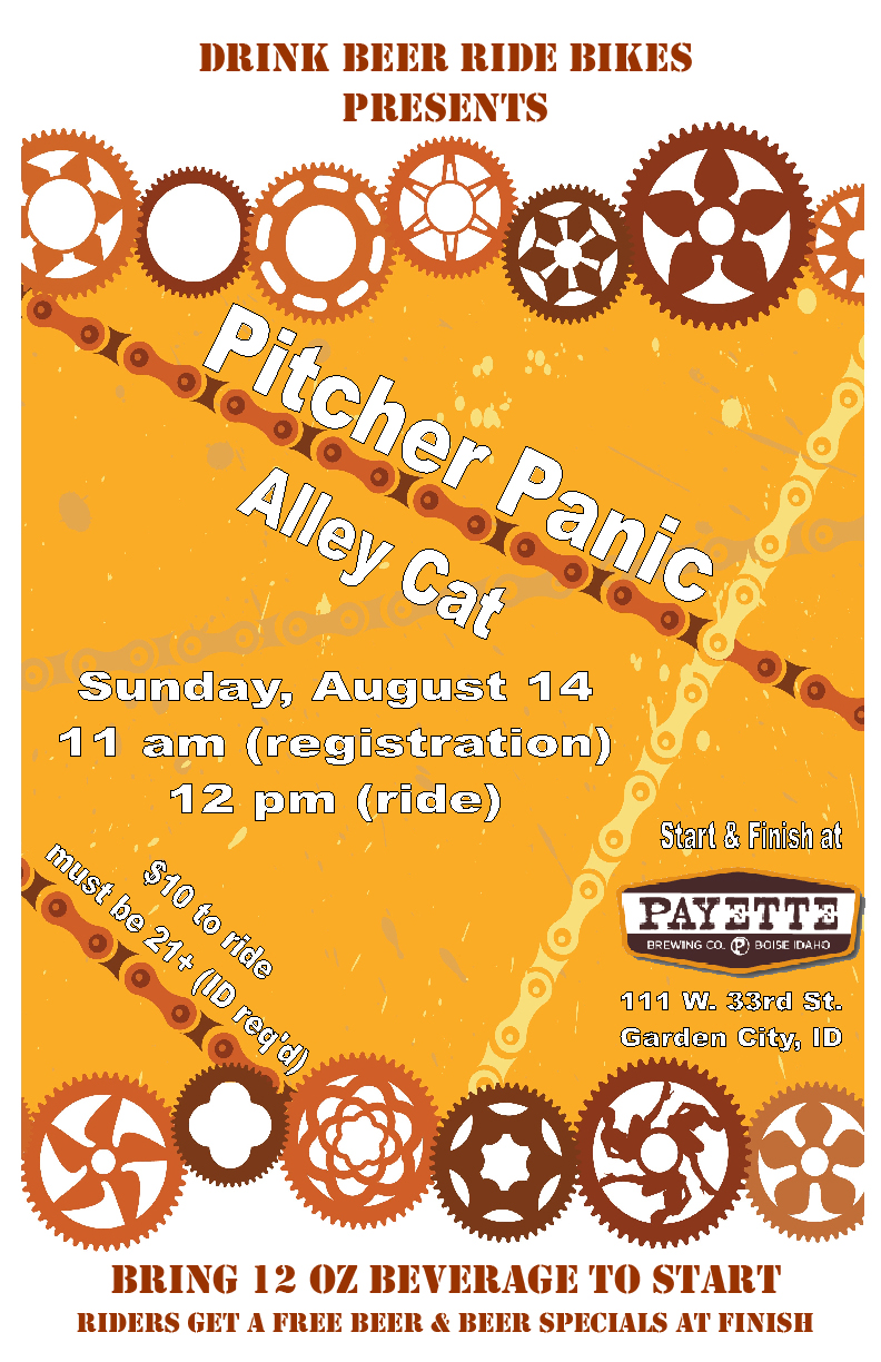 ONE WEEK FROM TODAY Drink Beer Ride Bikes