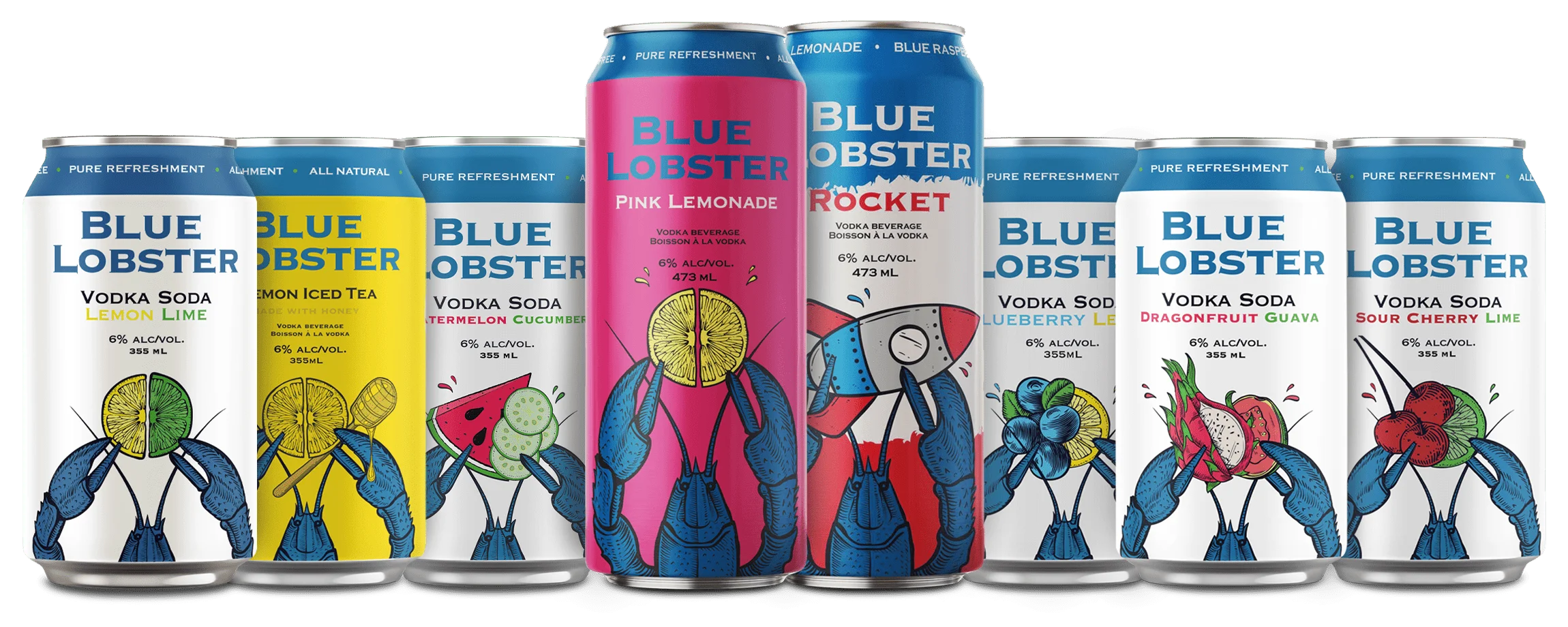 Home slider Blue Lobster Canada Pure Refreshment. Check it out today!