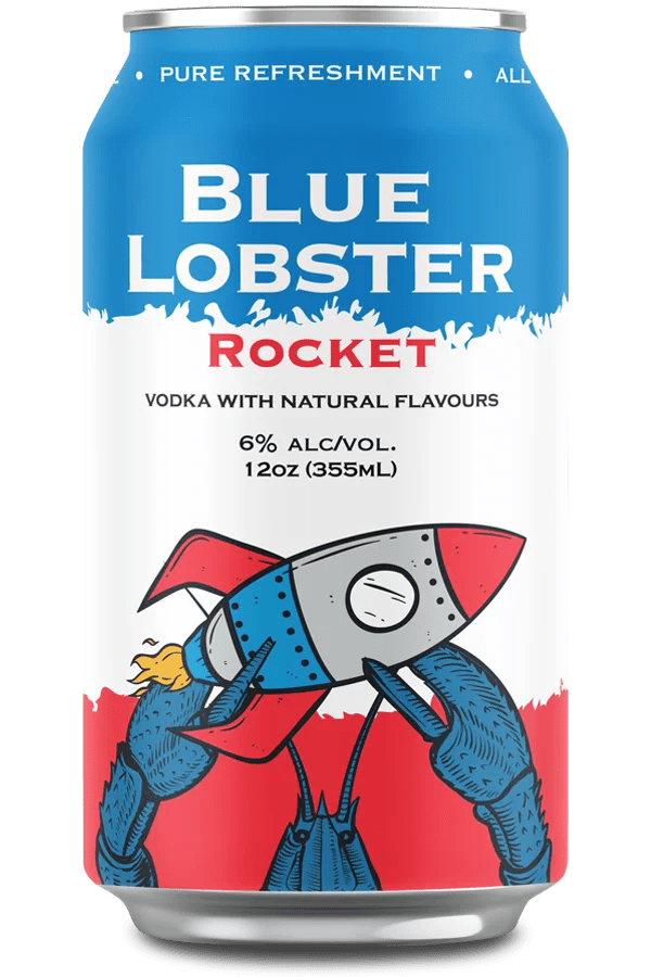 Lemon Lime Blue Lobster US Pure Refreshment.