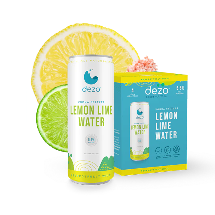 Dezo Spiked Lemon Lime Water DrinkDezo
