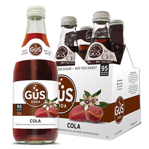 GuS Sodas GuS Soda Less Sugar • Not Too Sweet