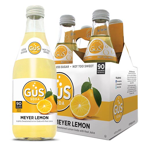 GuS Sodas GuS Soda Less Sugar • Not Too Sweet