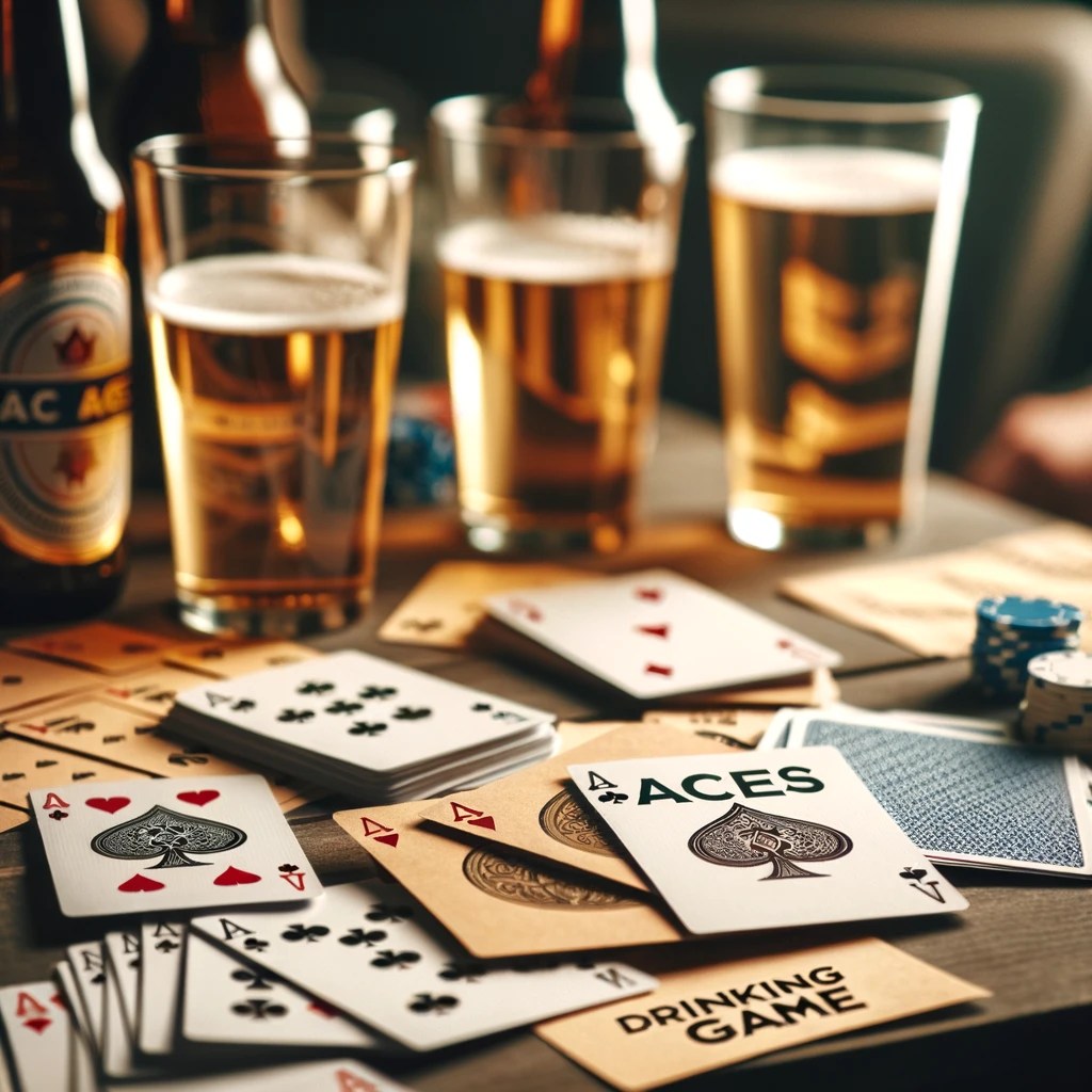How To Play The "Aces" Drinking Game Aces Drinking Game Rules