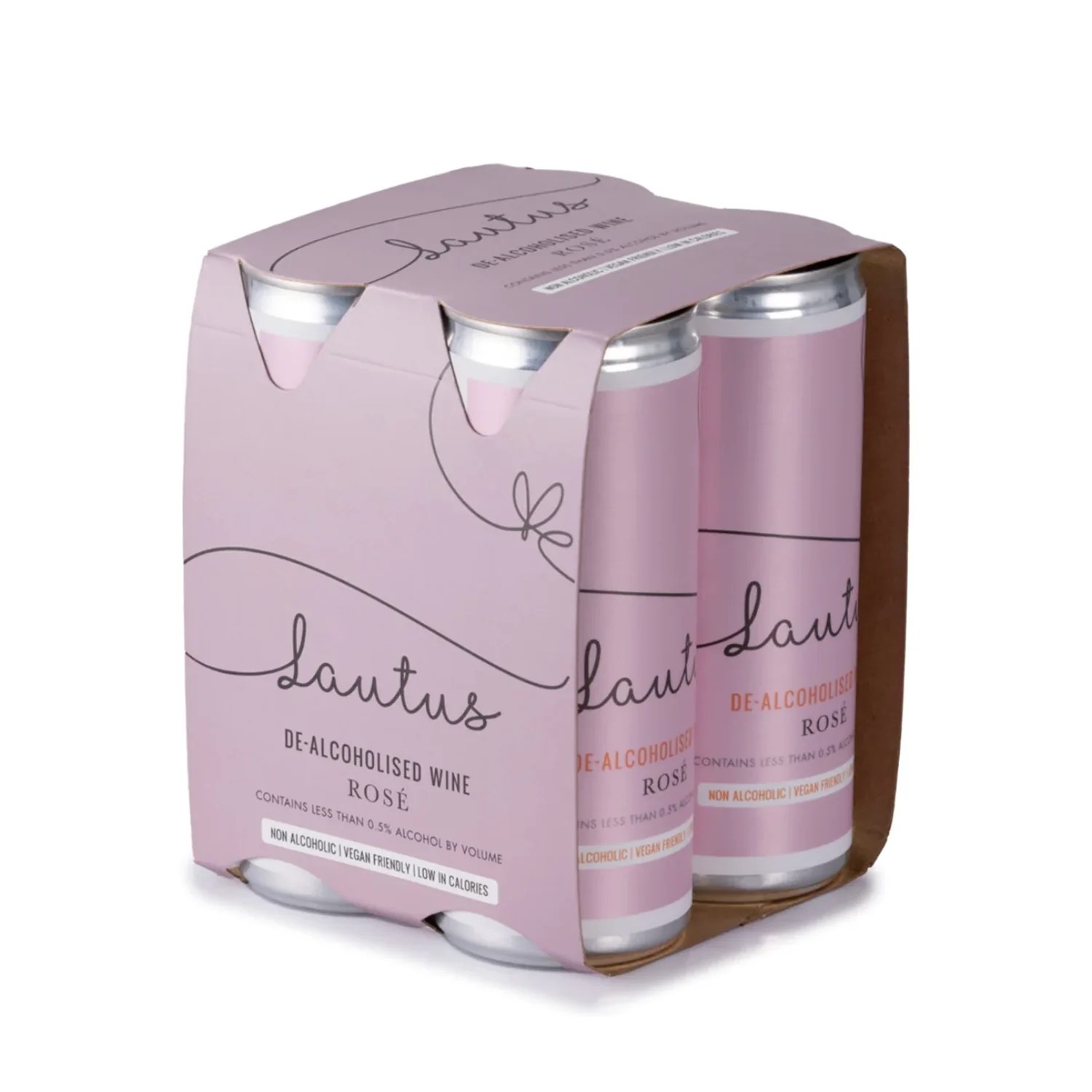 NonAlcoholic Rosé Wine Lautus Rosé 4pack · No & Low