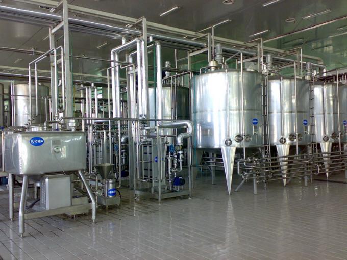 Industrial Type Yogurt Production Equipment , CE Milk Production Machinery